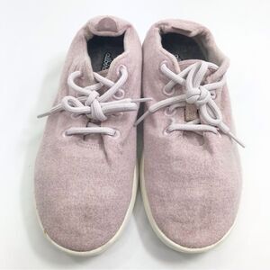 Allbirds Light Pink Wool Runner Lace Up Athletic Athleisure Women’s Sneakers